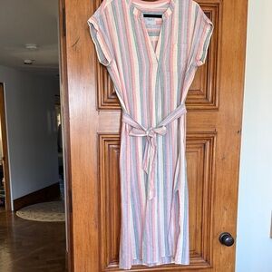Rails Multicolor Striped Midi Dress